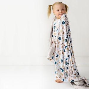 NIB Little Sleepies Luna Cloud Blanket and Bow